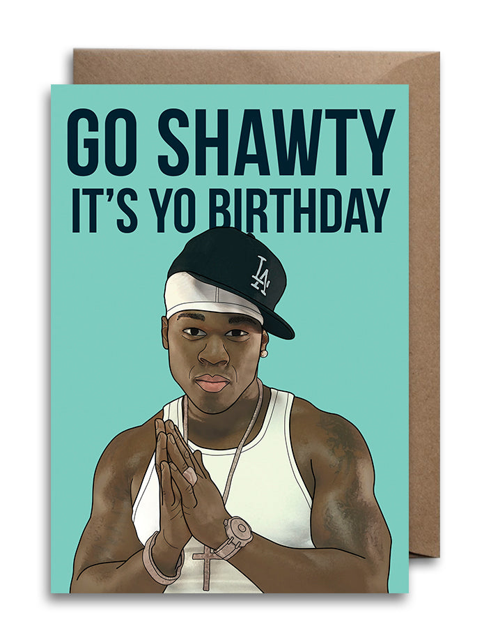 50 Cent Birthday Card