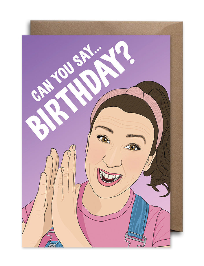 Ms Rachel Birthday Card - Songs For Littles