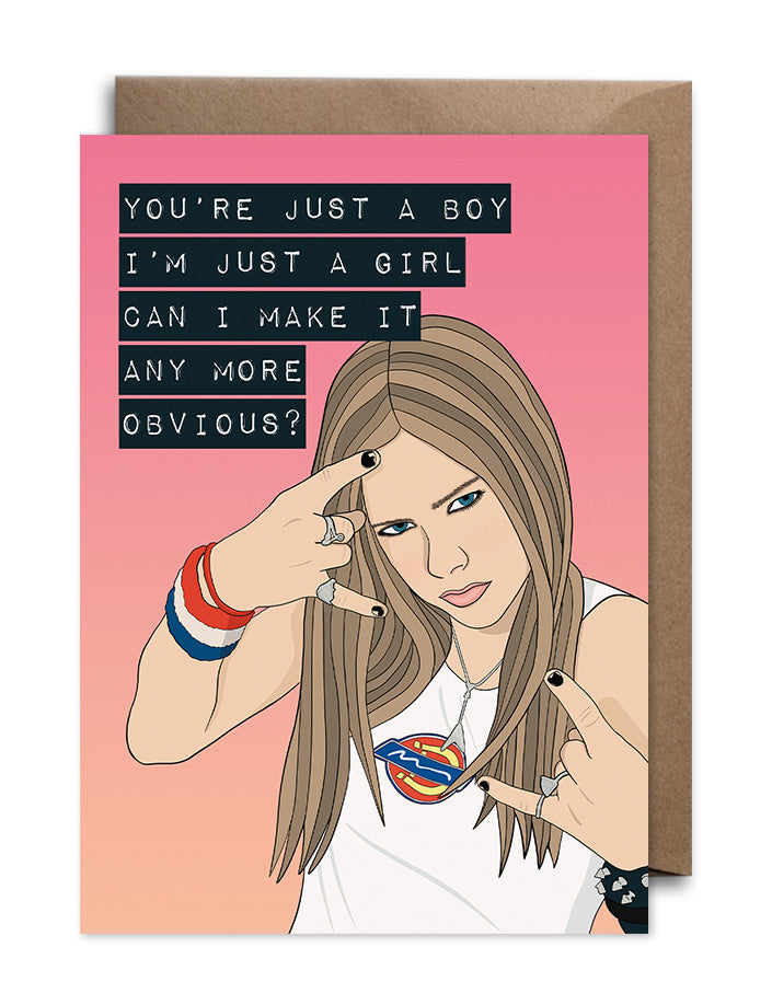 Avril Lavigne Love Card