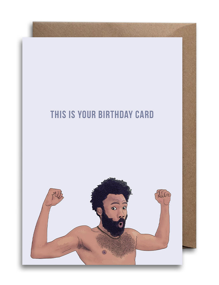 Childish Gambino Birthday Card