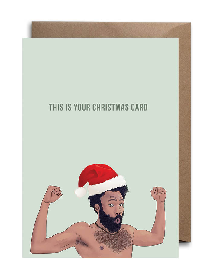 Childish Gambino Christmas Card