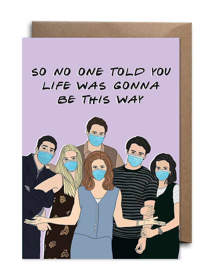 Quarantined Friends TV Show Card