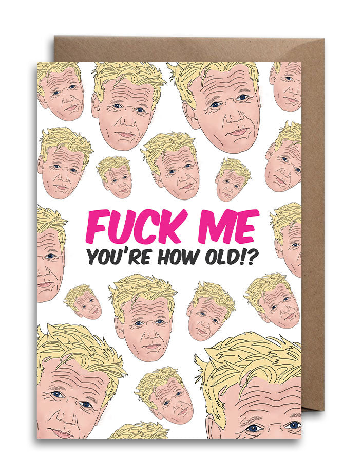 Gordon Ramsay Birthday Card