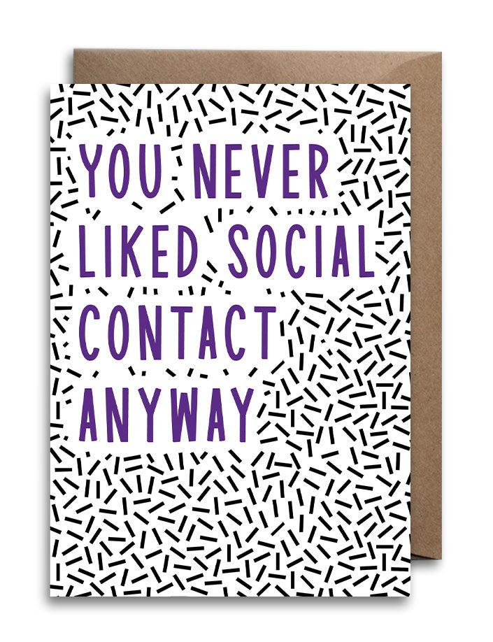 Social Distancing Card
