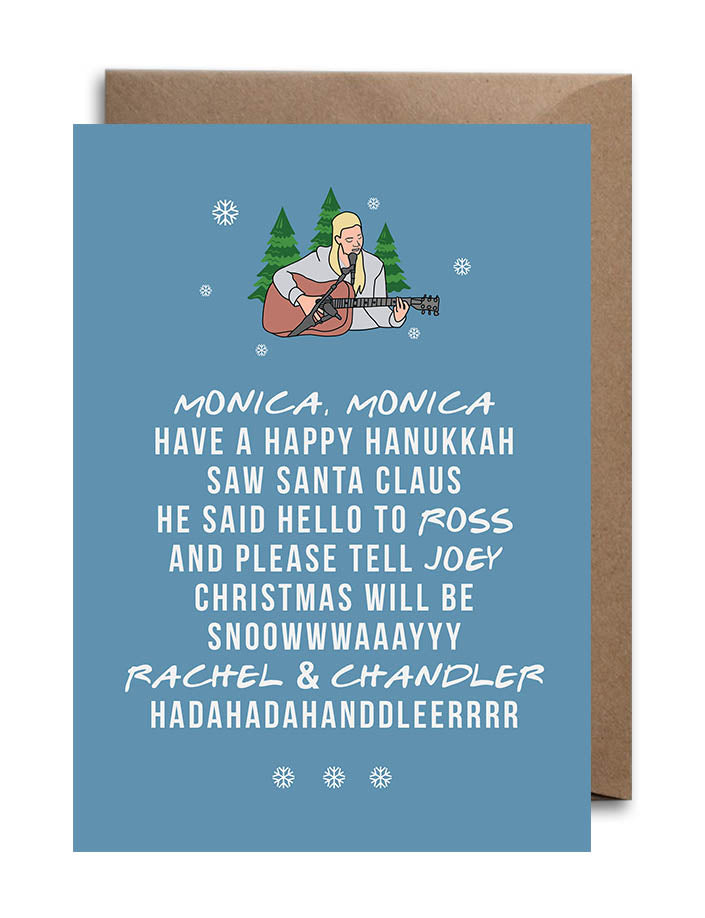 Phoebe Christmas Song - Friends Christmas Card