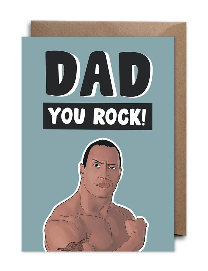 The Rock Father's Day Card