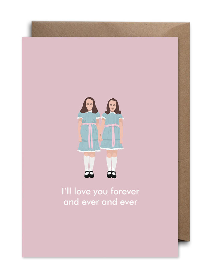 The Shining Twins Love Card