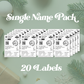 Personalised Santa Mail Shipping Label
