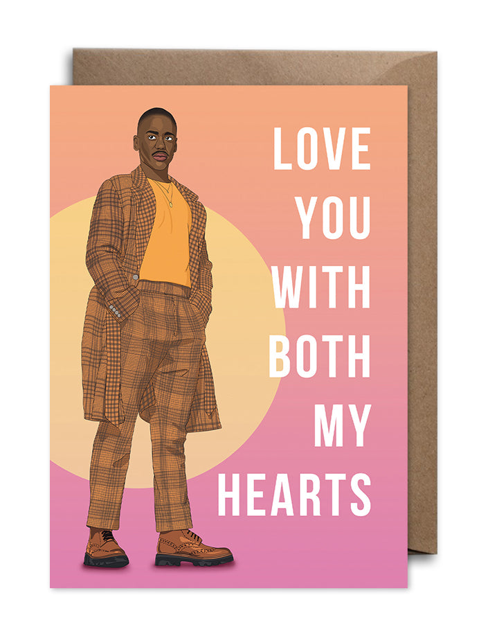 Doctor Who Love Card - Love You With Both My Hearts