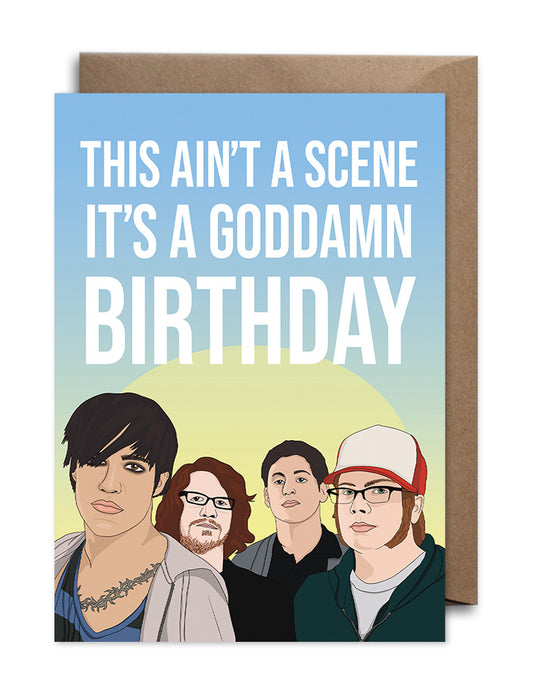 Fall Out Boy Birthday Card