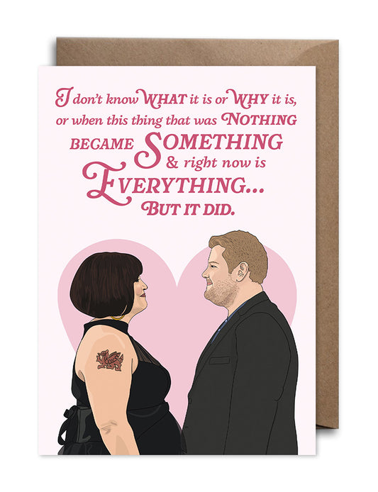 Nessa and Smithy - Gavin and Stacey Love Card - Romantic Valentine's Day Card