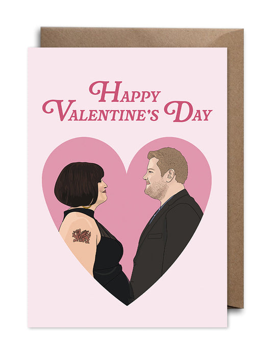 Nessa & Smithy Valentine's Card - Gavin and Stacey Card