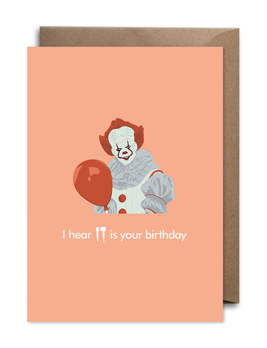 Pennywise - IT Birthday Card