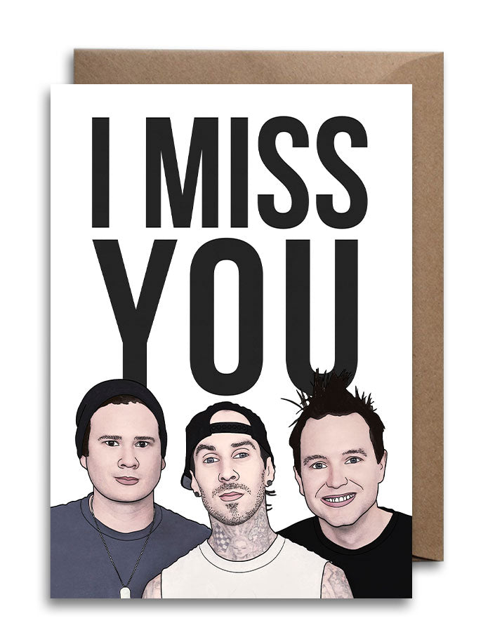 Blink 182 Miss You Card