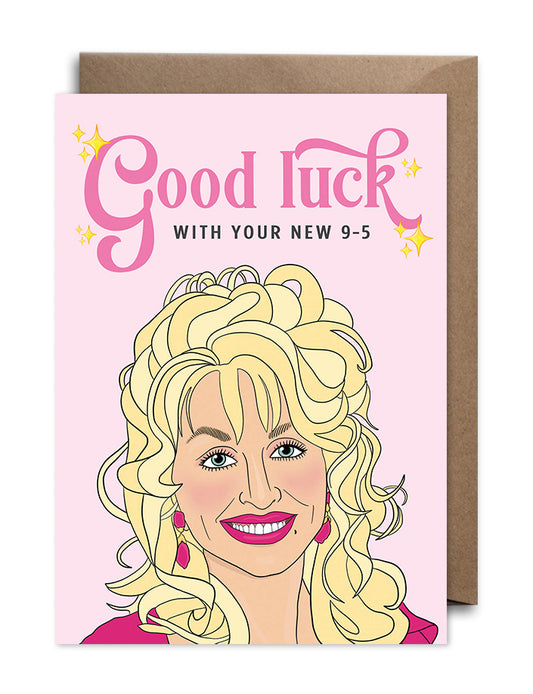 Dolly Parton 9 to 5 New Job Card