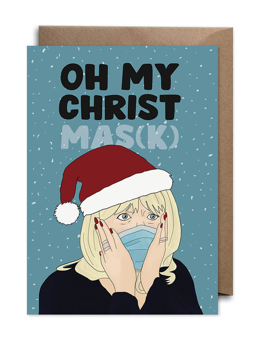 Gavin & Stacey Card - Pam, Oh My Christ-Mask