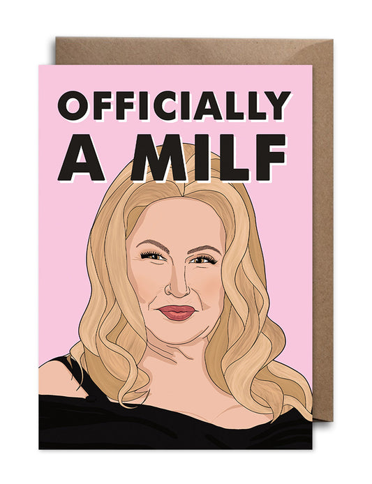Officially a Milf - Jennifer Coolidge Card