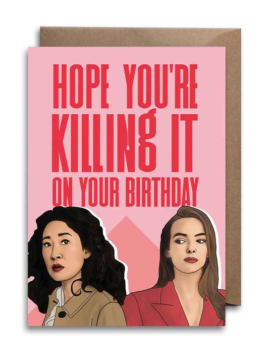 Killing Eve Birthday Card