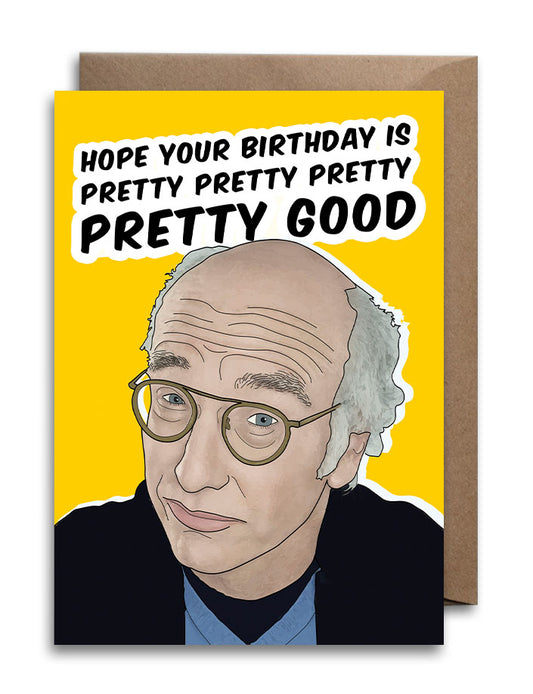 Larry David Birthday Card