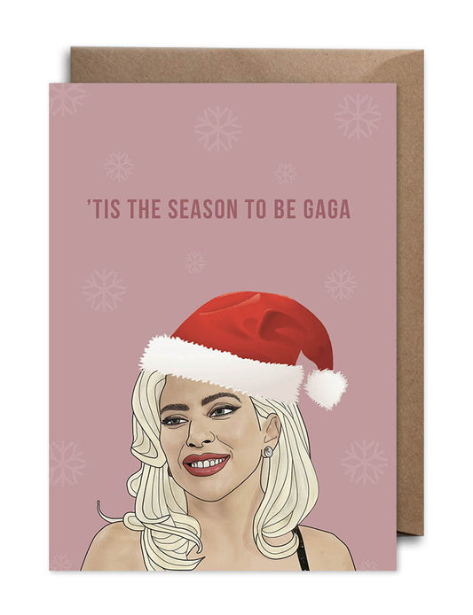 Lady Gaga Christmas Card