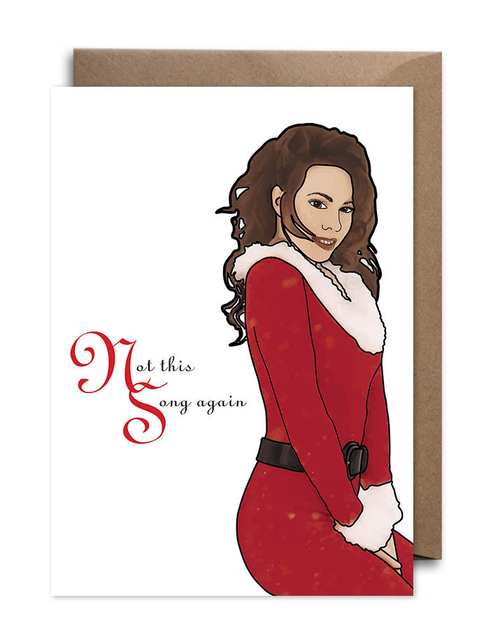 Mariah Carey Christmas Card - Not This Song Again!