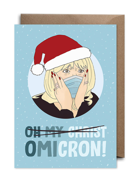 Omicron Christmas Card