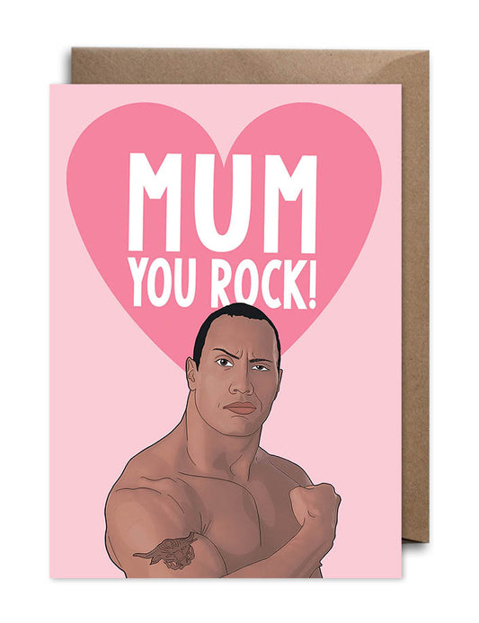 The Rock - Mother's Day Card